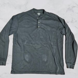 Cabelas XL-tall Men's long sleeve green henley